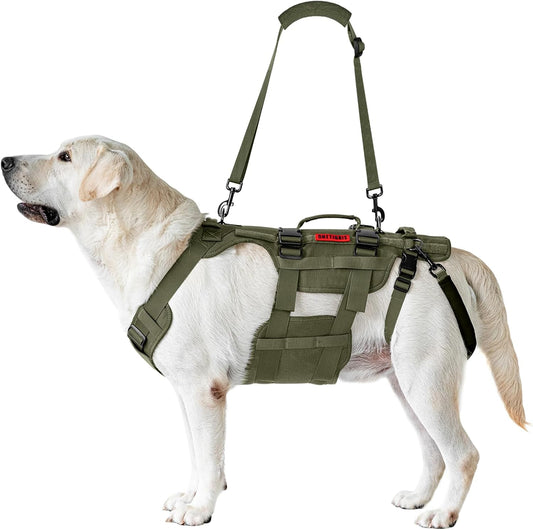Boost Your Dog's Mobility with the Ultimate Lift Harness! Support for Large Dogs in Olive (XL) 🐾💚