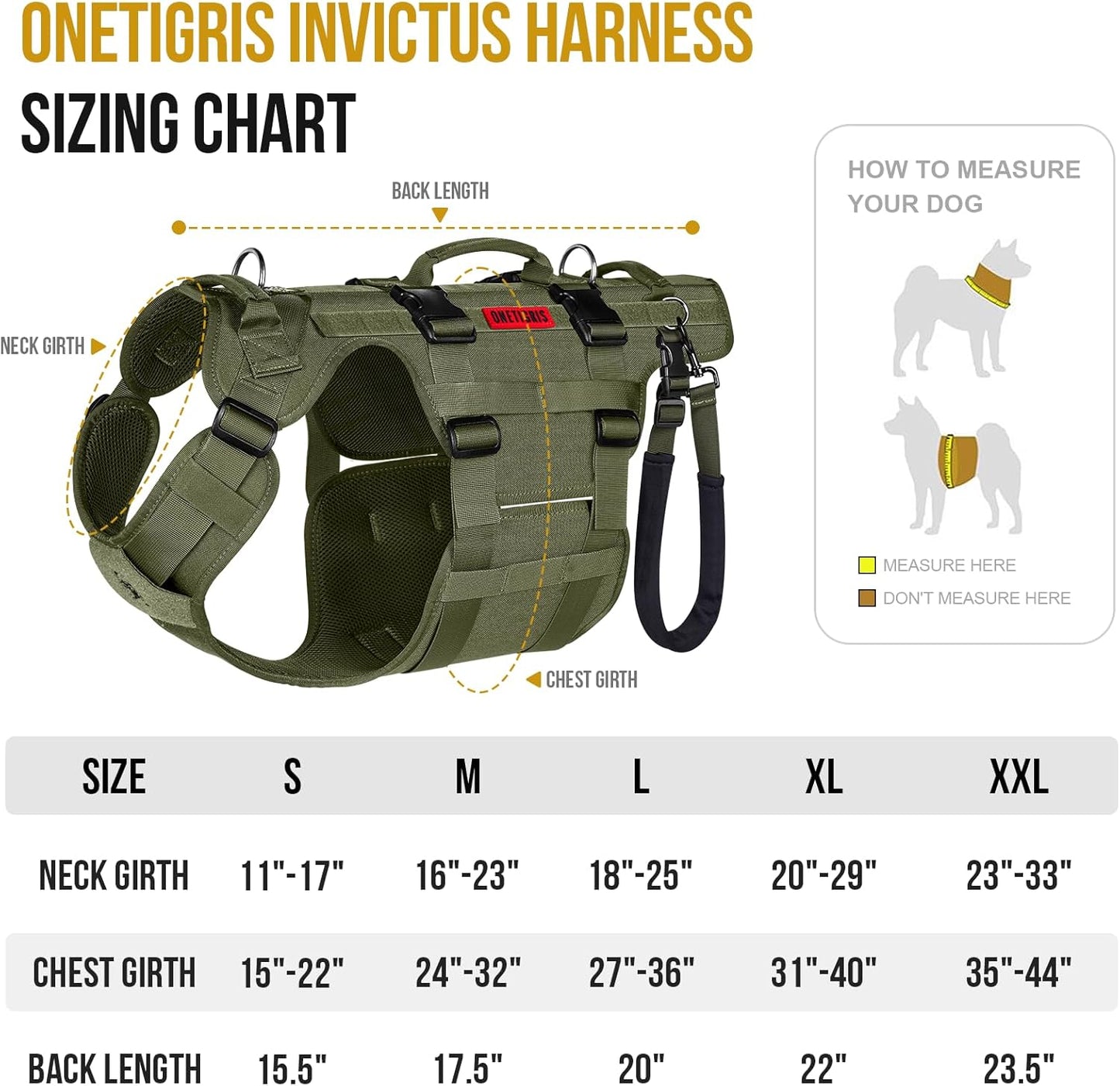 Boost Your Dog's Mobility with the Ultimate Lift Harness! Support for Large Dogs in Olive (XL) 🐾💚