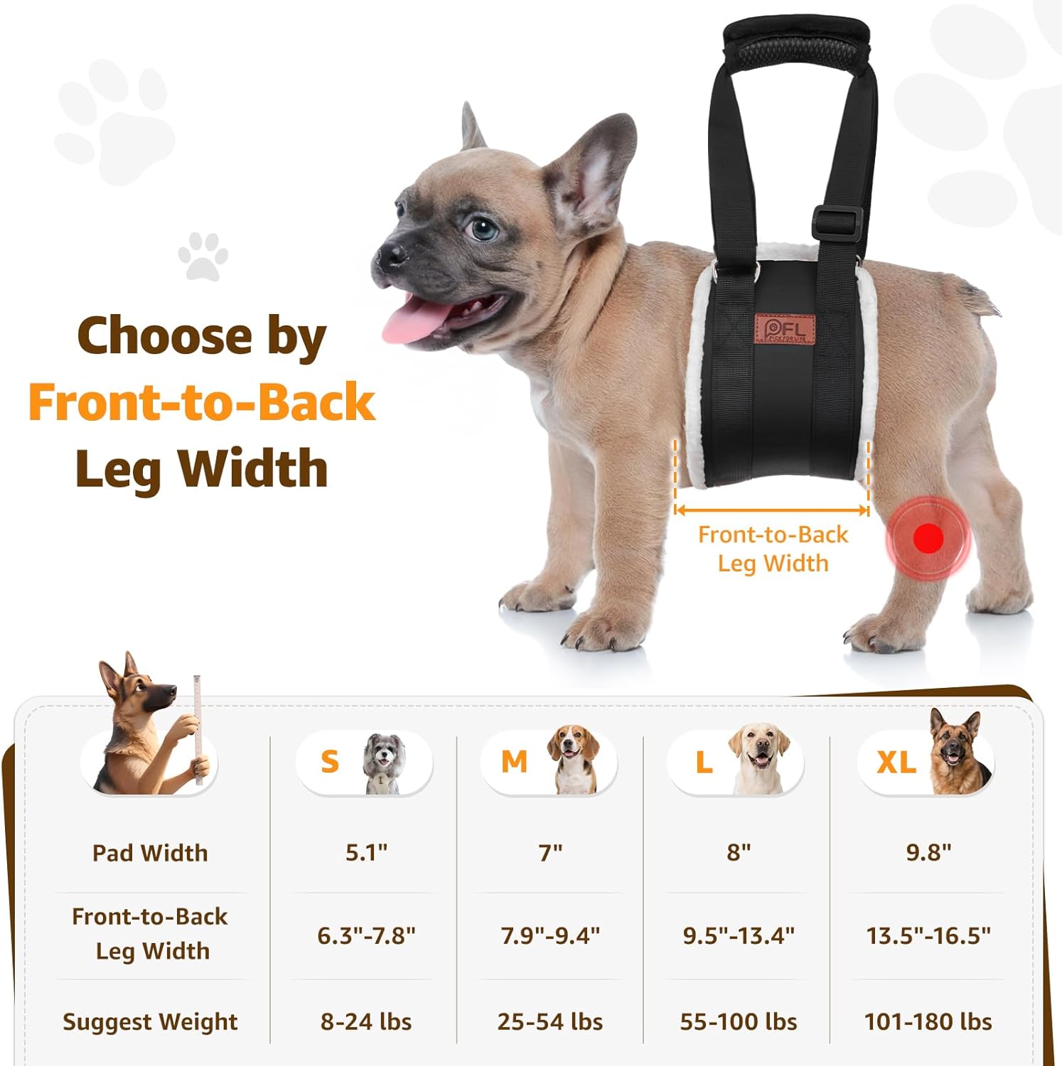 Empower Your Senior Dog: Adjustable Support Harness for Easy Mobility & Recovery 🐾❤️