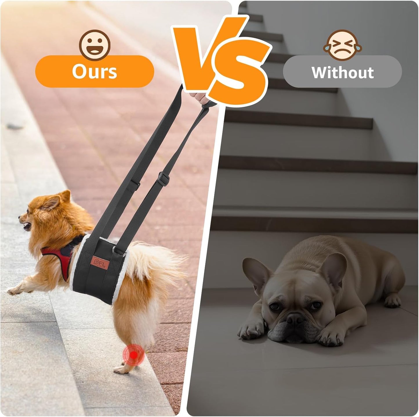 Empower Your Senior Dog: Adjustable Support Harness for Easy Mobility & Recovery 🐾❤️