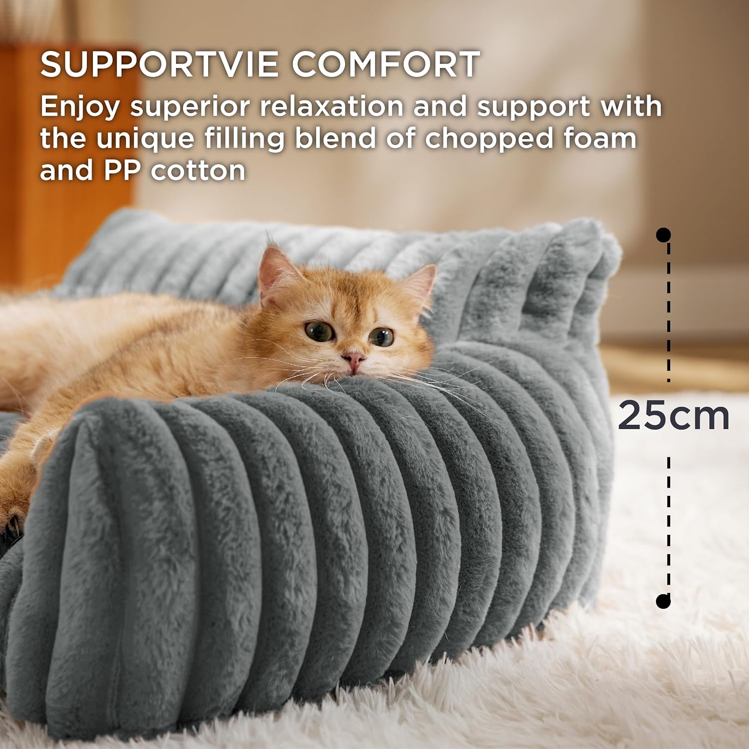 Cozy Up: The Ultimate Washable Cat Sofa Bed for Stylish Snuggles and Naps! 🐾🛋️ #PetComfort #CouchForPets