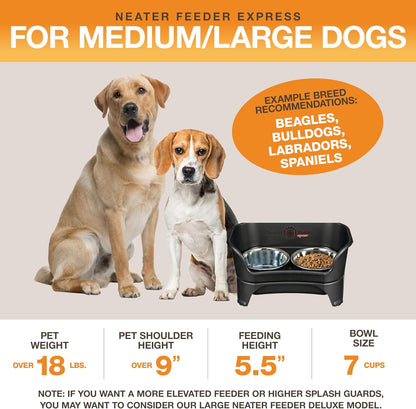Elevate Your Pup's Mealtime Experience! 🐾 Stylish & Mess-Proof Dog Bowls in Midnight Black – Ideal for Medium to Large Breeds! 🍽️🐶 #DogLovers #PetProducts