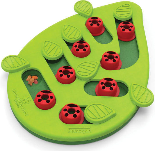 Transform Your Cat's Playtime with the Nina Ottosson Buggin' Out Interactive Treat Puzzle Toy!
