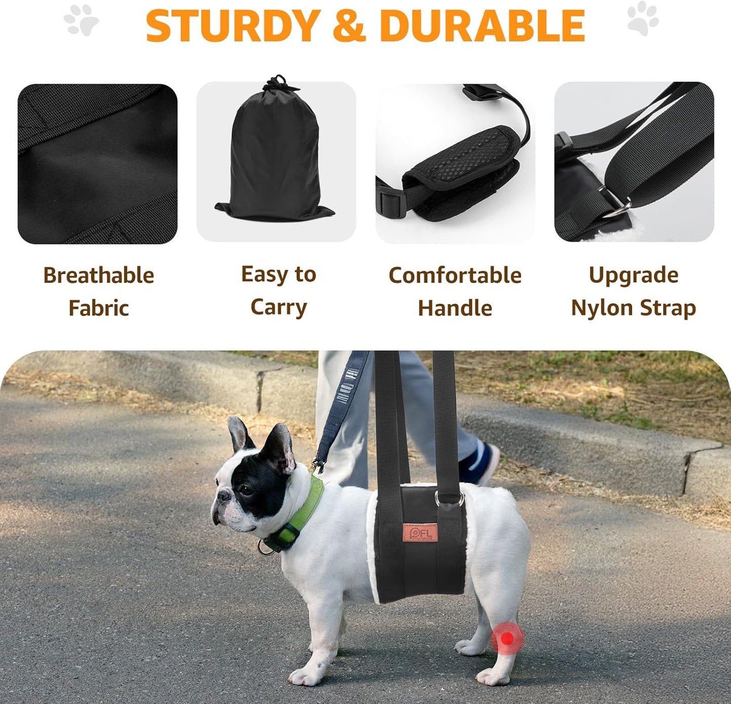 Empower Your Senior Dog: Adjustable Support Harness for Easy Mobility & Recovery 🐾❤️