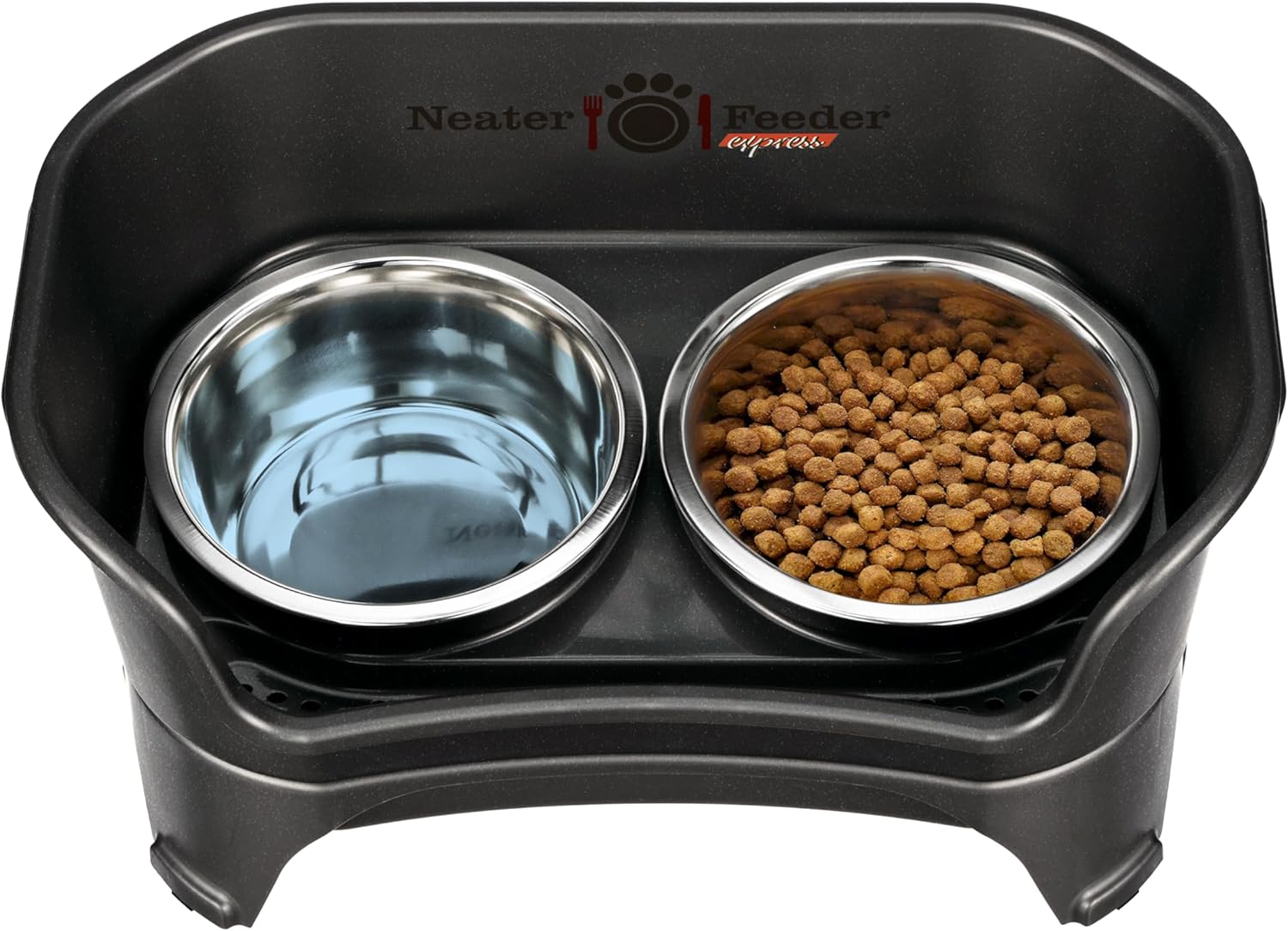 Elevate Your Pup's Mealtime Experience! 🐾 Stylish & Mess-Proof Dog Bowls in Midnight Black – Ideal for Medium to Large Breeds! 🍽️🐶 #DogLovers #PetProducts