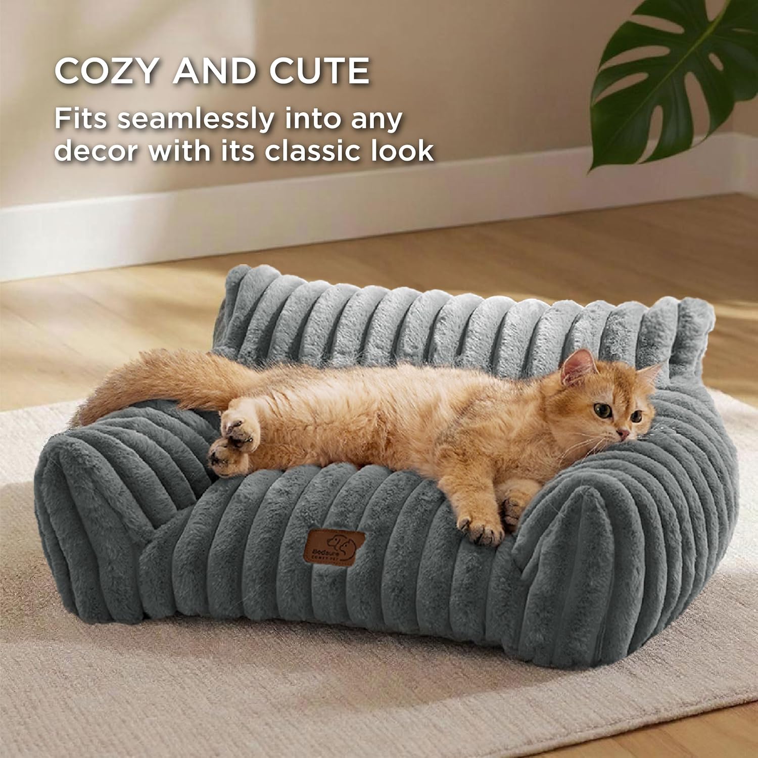 Cozy Up: The Ultimate Washable Cat Sofa Bed for Stylish Snuggles and Naps! 🐾🛋️ #PetComfort #CouchForPets